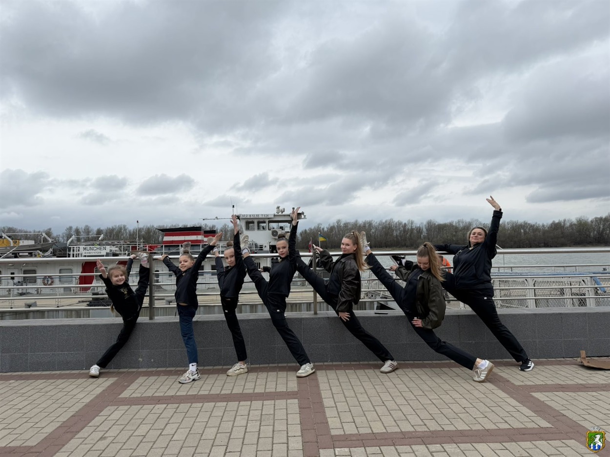 Переможниці турніру з художньої гімнастики з Південноукраїнська в Ізмаїлі