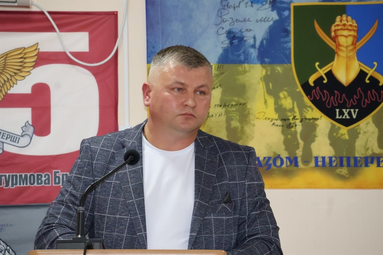 Олександр Миронюк на одній із сесій Південноукраїнської міської ради.