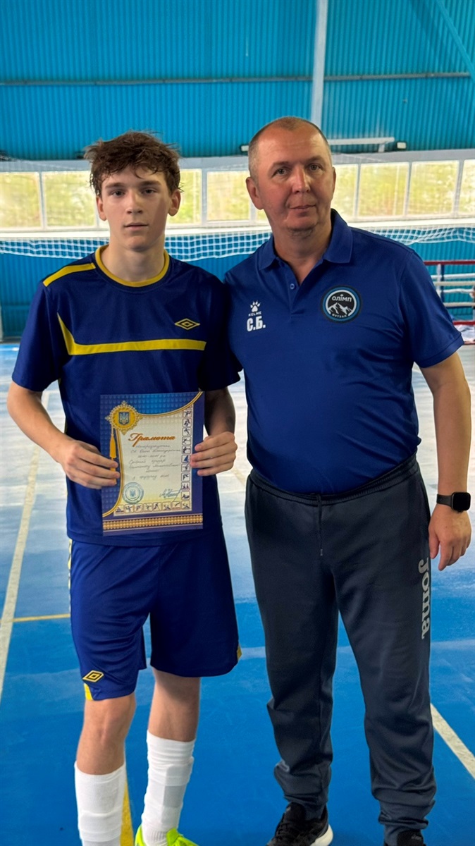 Південноукраїнські спортсмени віцечемпіони області з футзалу