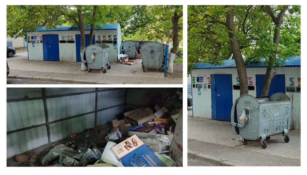 Сортувальні модулі біля будинку Незалежності,6