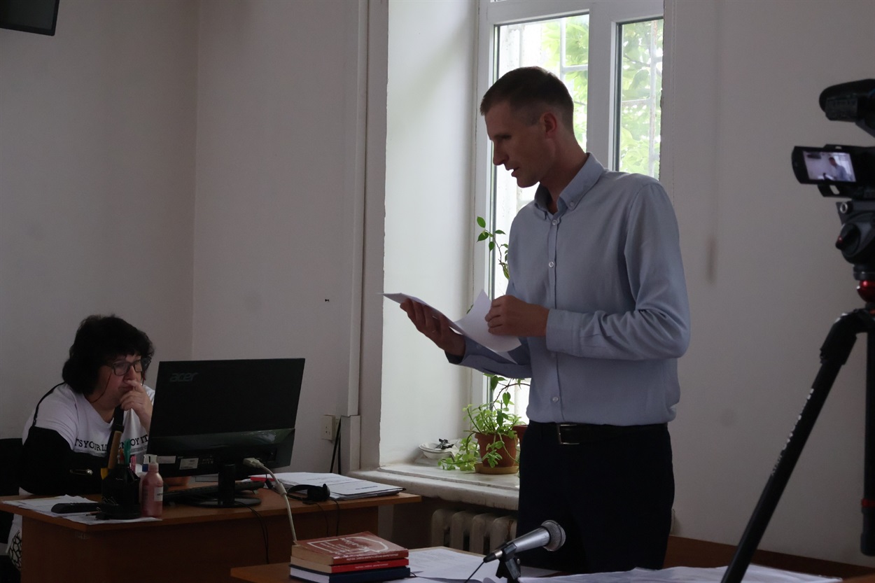 Прокурор Вознесенської окружної прокуратури Костянтин Льовін.