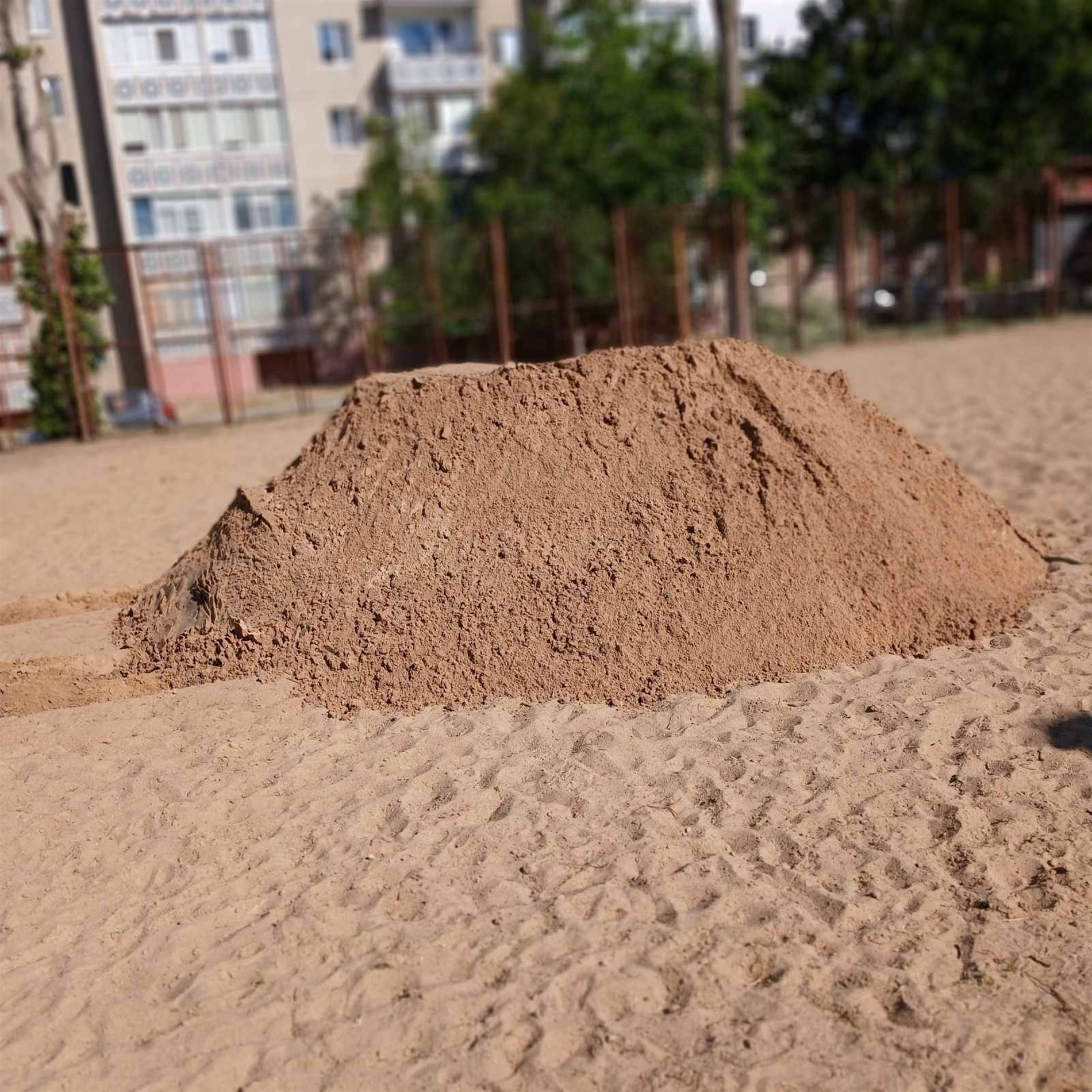 50 тонн піску власноруч: волейболісти Південноукраїнська відроджують занедбаний майданчик