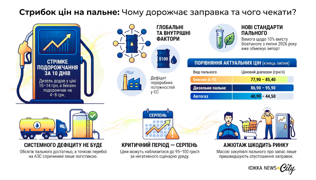 Пальне в Україні дорожчає на очах: чи дійдуть ціни до 100 гривень за літр