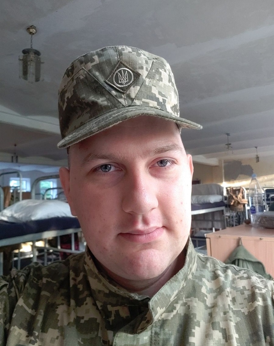 Євген Боднар під час проходження військової служби