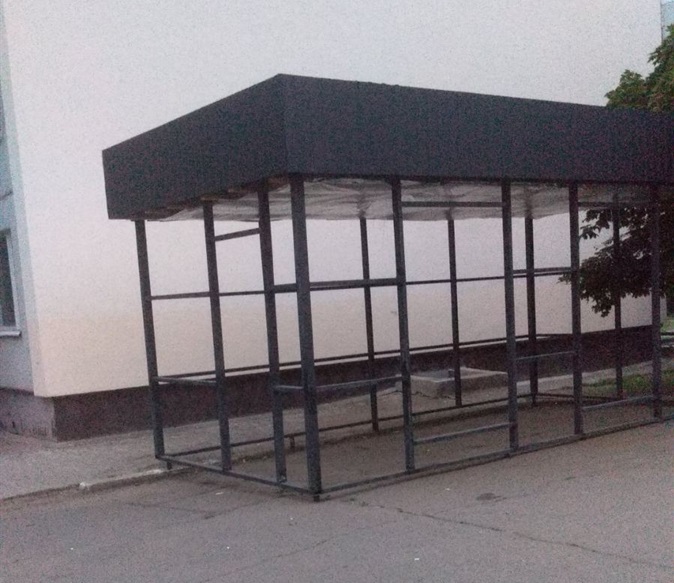 Каркас майбутньої кав'ярні.