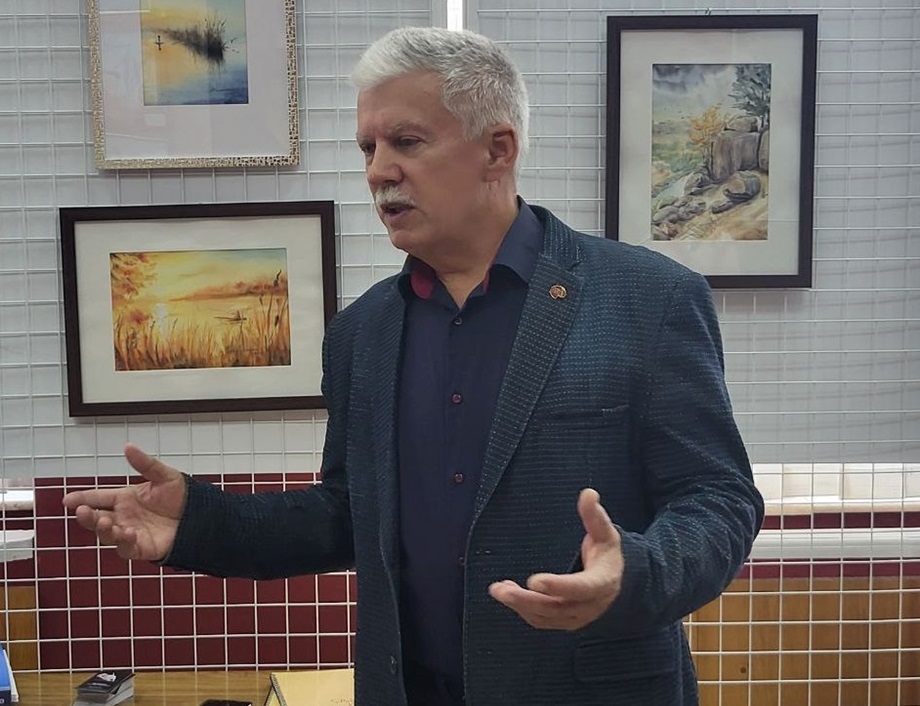 Олександр Куліченко на вернісажі