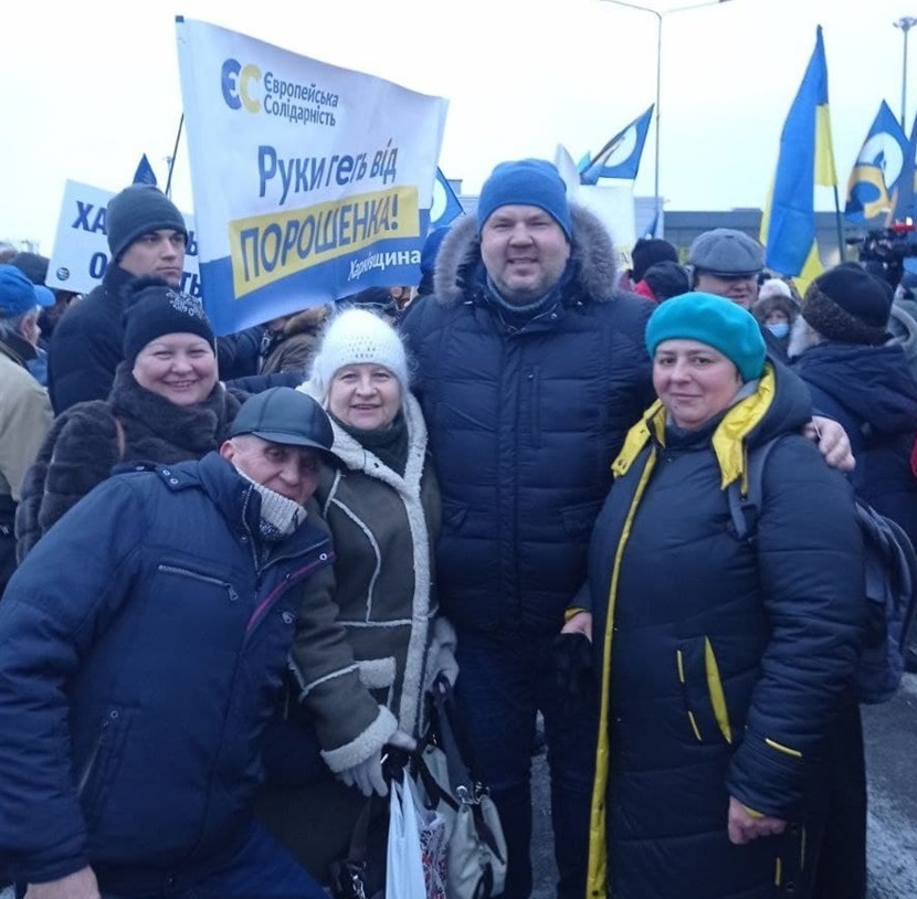 Южноукраїнці зустрічають Порошенко