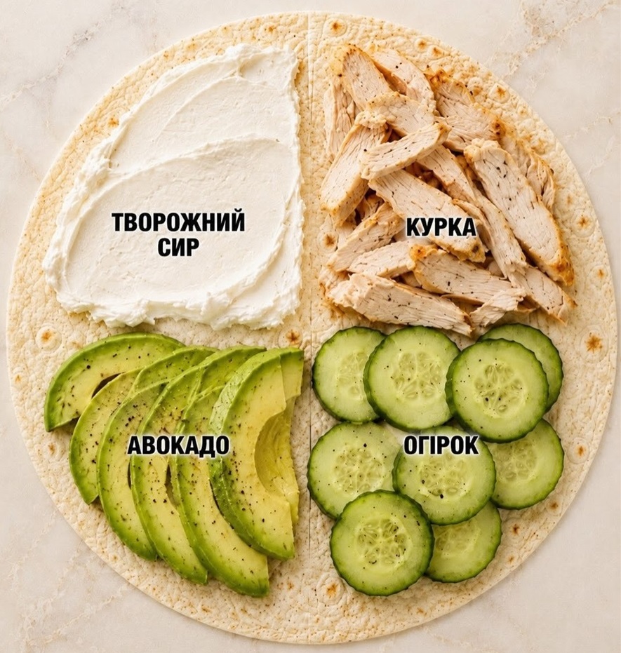 Шість ідей корисних рулетів із лаваша: швидкі рецепти для сніданку, обіду чи вечері